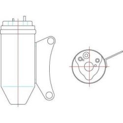Dryer (Receiver Drier) DIEDERICHS DCT1268 OE Ref MNC7412AB