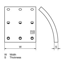 Drum Brake Lining Kit DIESEL TECHNIC 3.96437 DIESEL TECHNIC
