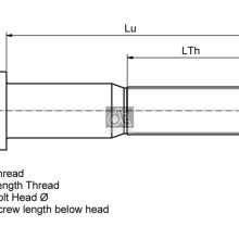 Wheel Stud DIESEL TECHNIC 4.40223 OE Ref 3124011171 DIESEL TECHNIC