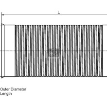 Exhaust Flex Pipe DIESEL TECHNIC 4.61044 OE Ref 022151000 DIESEL TECHNIC