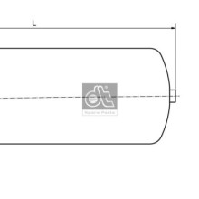 Air Tank DIESEL TECHNIC 4.66439 OE Ref A0064323401 DIESEL TECHNIC