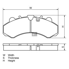 Brake Pad Set DIESEL TECHNIC 4.90930 OE Ref 0004211810 DIESEL TECHNIC
