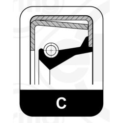 Joint torique ELRING 042.846 OE 0996701067 ELRING