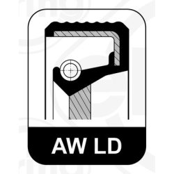 Joint d'étanchéité d'arbre de vilebrequin ELRING 294.098 pour CITROEN, FIAT, MAHINDRA et plus encore... ELRING