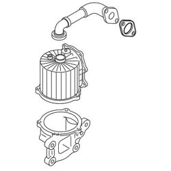 Crankcase Ventilation Gasket ELRING 387.520 OE Ref A4720180180