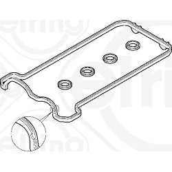 Cylinder Head Cover Gasket Set ELRING 475.860 OE Ref A1190102430