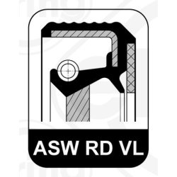 Joint d'arbre différentiel ELRING 505.090 pour AEOLUS, AUVERLAND et autres... ELRING