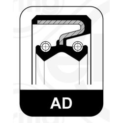 Differential Shaft Seal ELRING 523.770 OE Ref 01J331261P