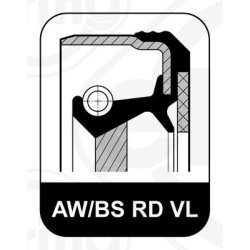 Crankshaft Shaft Seal ELRING 524.973 OE Ref A0149974647