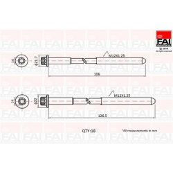 Cylinder Head Bolt Set FAI B1027 OE Ref 9091002081