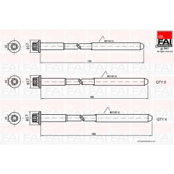 Cylinder Head Bolt Set FAI B1058 OE Ref N90795701