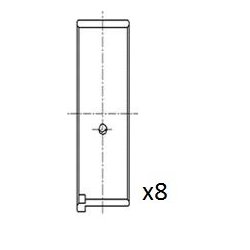 Connecting Rod Bearing FAI BB2000-STD OE Ref 12111ES60A
