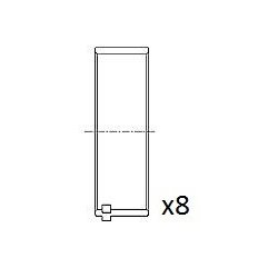 Connecting Rod Bearing FAI BB2003-050 OE Ref 1211143G01