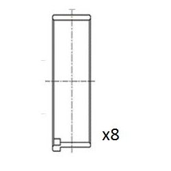 Connecting Rod Bearing FAI BB2009-050 OE Ref W9Y211SE0