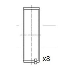 Connecting Rod Bearing FAI BB2029-025 OE Ref A2710380011
