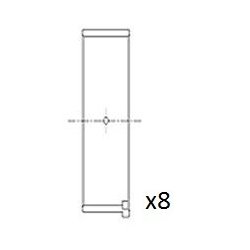 Connecting Rod Bearing FAI BB2035-STD OE Ref 034105701B