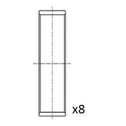 Connecting Rod Bearing FAI BB2036-STD OE Ref 0606T0
