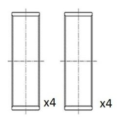 Connecting Rod Bearing FAI BB2040-STD OE Ref 7701473613