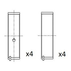 Connecting Rod Bearing FAI BB2050-STD OE Ref 90010459