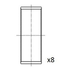 Connecting Rod Bearing FAI BB2056-STD OE Ref 038105701A