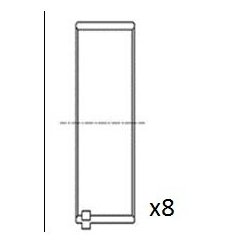 Connecting Rod Bearing FAI BB2059-025 OE Ref 924F6211A1A
