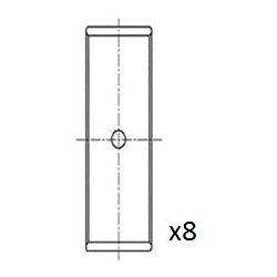 Connecting Rod Bearing FAI BB2061-025 OE Ref 036105701S
