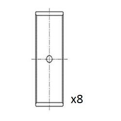 Connecting Rod Bearing FAI BB2063-050 OE Ref 032105701H