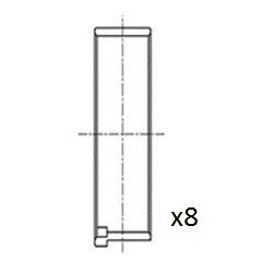 Connecting Rod Bearing FAI BB2070-STD OE Ref 60807754