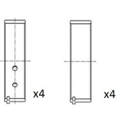 Connecting Rod Bearing FAI BB2080-STD OE Ref 92028817