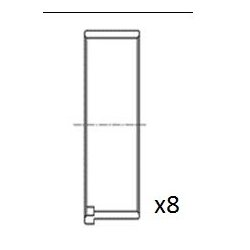 Connecting Rod Bearing FAI BB2085-050 OE Ref 2M346211DA