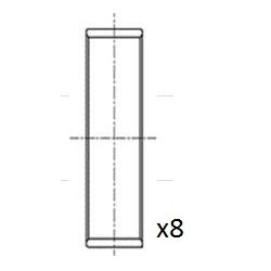 Connecting Rod Bearing FAI BB2136-STD OE Ref LR069028