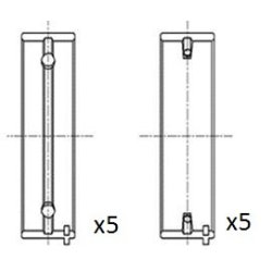 Crankshaft Bearing FAI BM1003-STD OE Ref MD310665