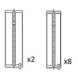 Crankshaft Bearing FAI BM1005-050 OE Ref RFY011SG0