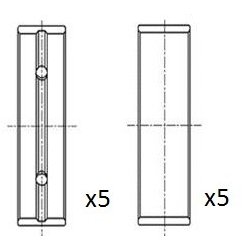 Crankshaft Bearing FAI BM1008-025 OE Ref 1170121031