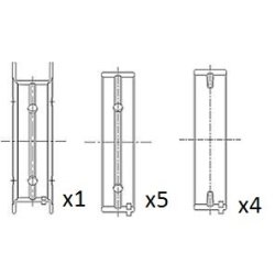 Crankshaft Bearing FAI BM1021-STD OE Ref 46797873