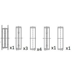 Crankshaft Bearing FAI BM1022-025 OE Ref 11217581009