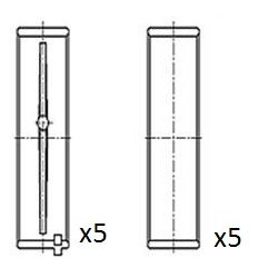 Crankshaft Bearing FAI BM1024-025 OE Ref 11217585458
