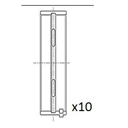 Crankshaft Bearing FAI BM1025-STD OE Ref 71718247