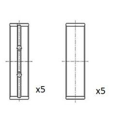 Crankshaft Bearing FAI BM1027-STD OE Ref 122150053