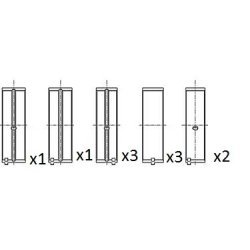Crankshaft Bearing FAI BM1039-025 OE Ref 6146009