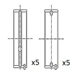 Crankshaft Bearing FAI BM1046-025 OE Ref 050105591