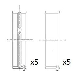 Crankshaft Bearing FAI BM1047-050 OE Ref A6020330102