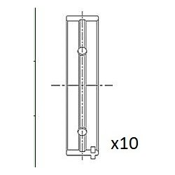 Crankshaft Bearing FAI BM1052-STD OE Ref 46459601