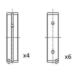 Crankshaft Bearing FAI BM1054-STD OE Ref 0113E7