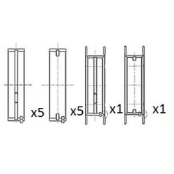 Crankshaft Bearing FAI BM1059-050 OE Ref 035105501