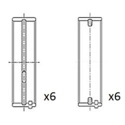 Crankshaft Bearing FAI BM1060-STD OE Ref 034105561B