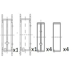Crankshaft Bearing FAI BM1068-STD OE Ref 2102027905