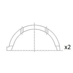 Crankshaft Thrust Washer FAI BT3000-STD OE Ref 12280ES60A