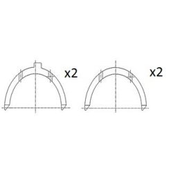 Crankshaft Thrust Washer FAI BT3003-STD OE Ref RF0123115