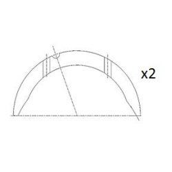 Crankshaft Thrust Washer FAI BT3008-STD OE Ref 7701473149